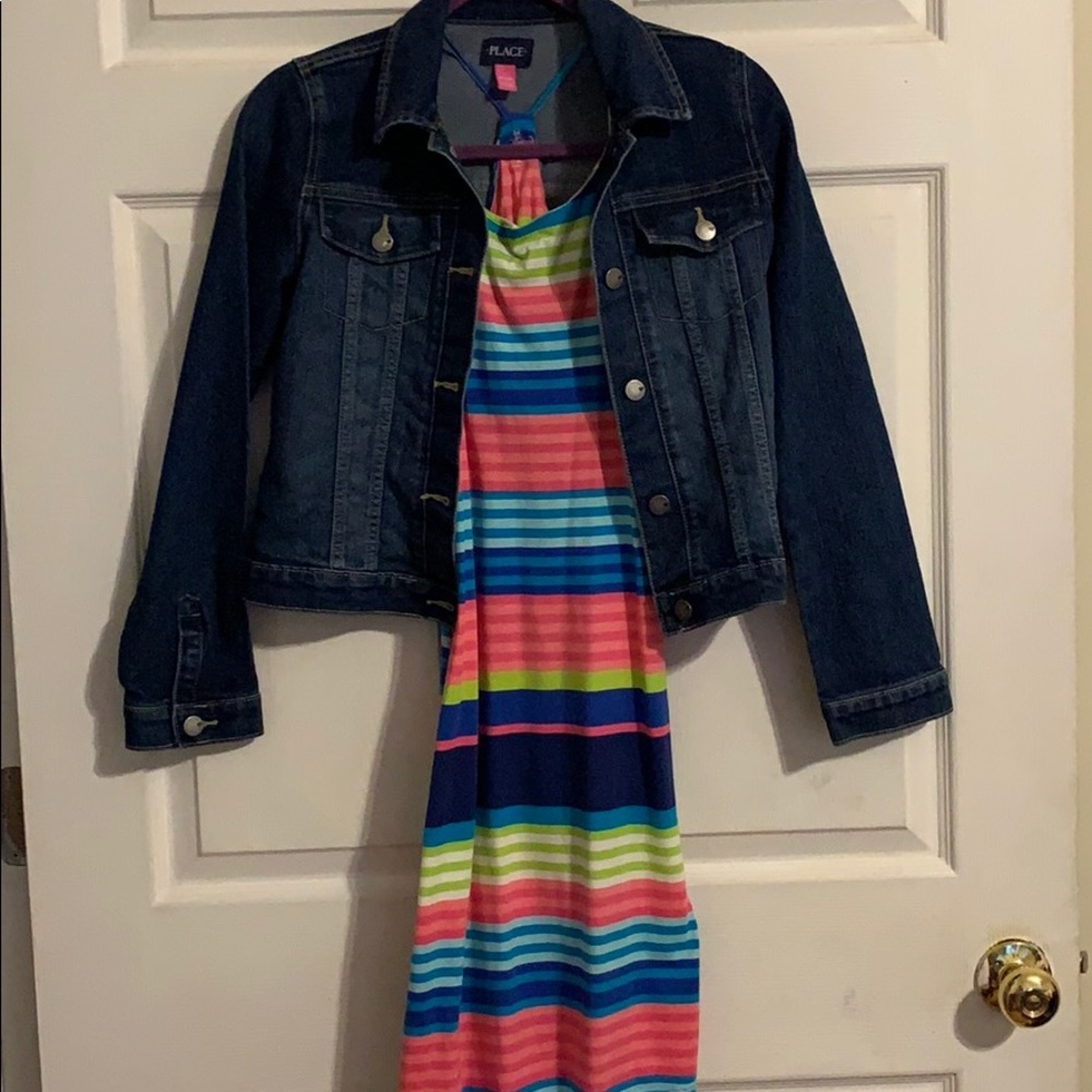 Children’s place Girls dress and jacket